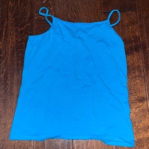 Blue tank top